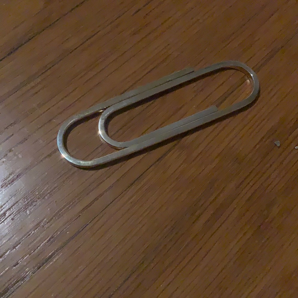Tiffany Paper Clip Bookmark (Sterling Silver)